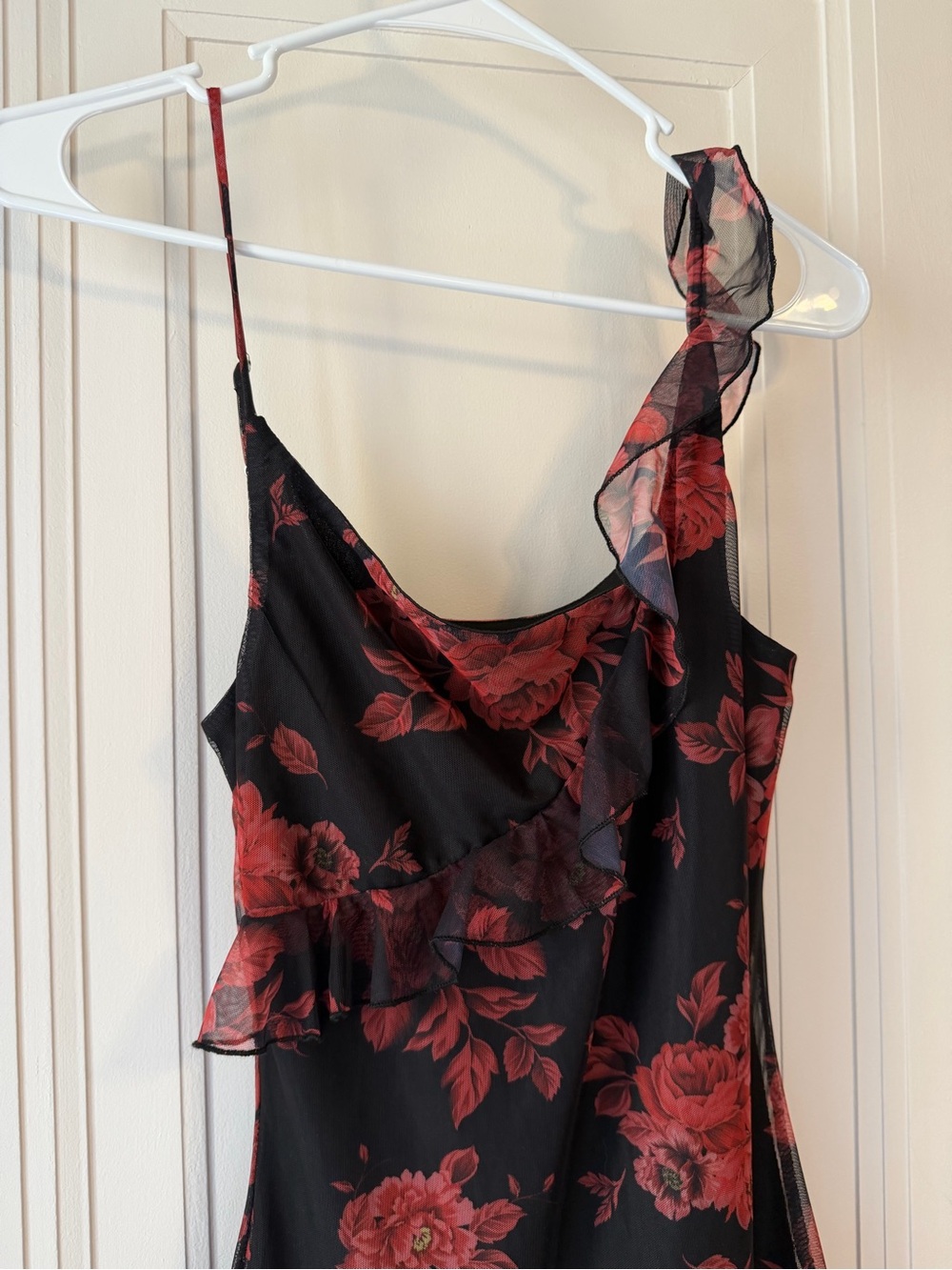 Pepper Mayo Love You Mesh Mini Dress in Midnight Rosa - Picture 3 of 6